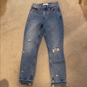 High rise jeans